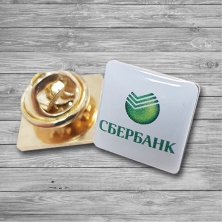 Значок 21х21 мм на цанге